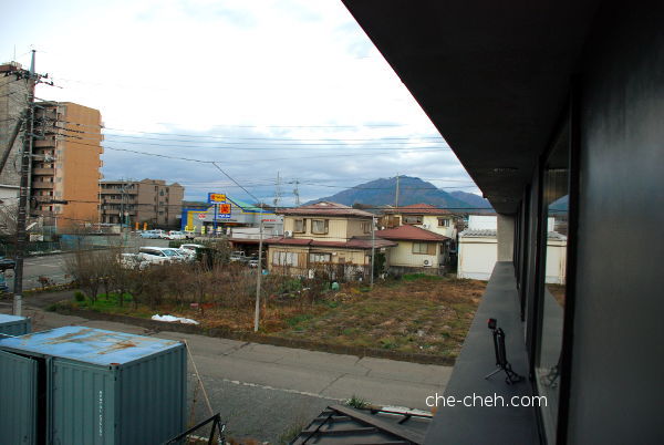 Right View of Window @ Kagelow Mt Fuji Hostel, Fujikawaguchiko